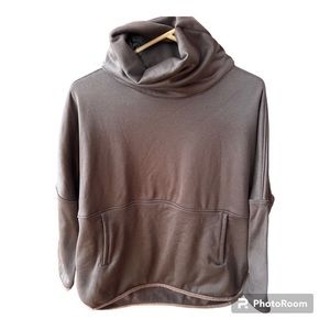 The North Face Brown Pullover Cowl Neck Sweatshirt